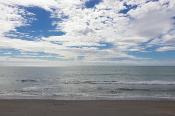 View of Bruce beach, West coast of New Zealand