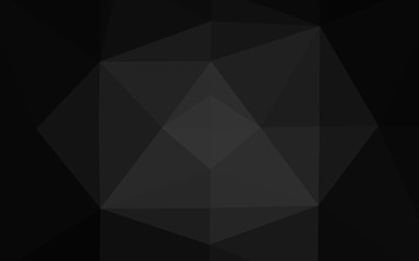 Dark Silver, Gray vector blurry triangle pattern. Brand new colorful illustration in with gradient. Completely new template for your business design.