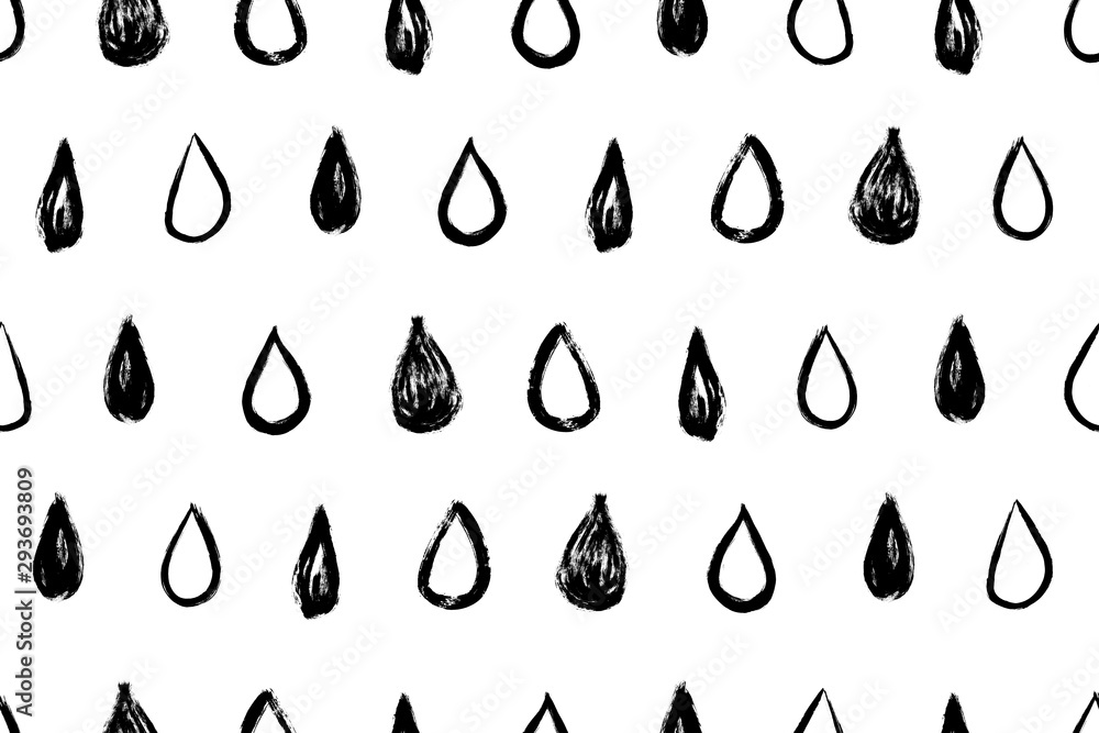 Poster seamless pattern with drops. autumn background. abstract painted pattern. seamless abstract texture.