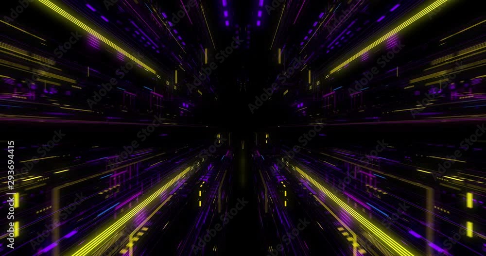 Poster quantum computer environment with digital technology concept, processing unit of an advanced artific