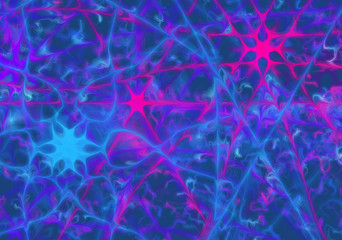 abstract neon modern background on black background