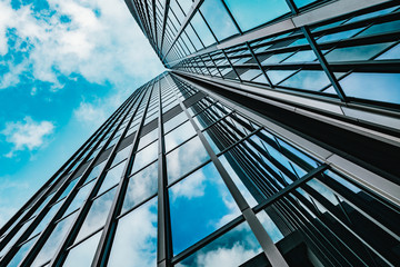 Obraz premium office building. skyscraper. Exterior of building
