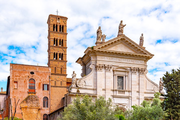 Obraz premium Temple of Venus and Rome at Roman Forum, Rome, Italy
