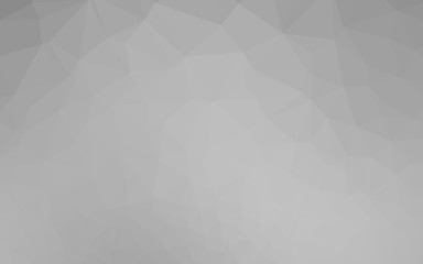 Light Silver, Gray vector polygon abstract backdrop. Colorful illustration in abstract style with gradient. Elegant pattern for a brand book.