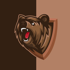 Bear logo esport for your team