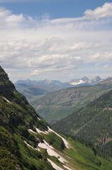 Fototapeta premium Landscape Glacier National Park Banff Hawaii