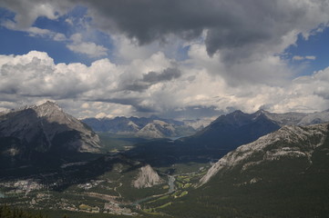 Naklejka premium Landscape Glacier National Park Banff Hawaii