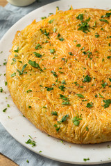 Homemade Spaghetti Omelette with Eggs