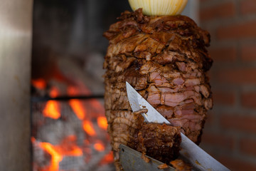 Mexican Tacos - Trompo de Pastor para tacos al pastor