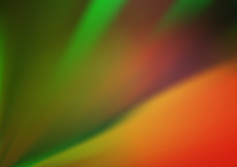 Dark Green, Red vector blurred bright background. A vague abstract illustration with gradient. A new texture for your design.