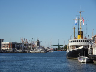 Naklejka premium Hafen in Bremerhaven