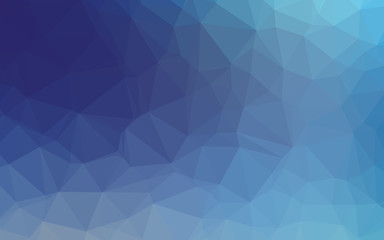 Light BLUE vector blurry triangle template. Creative illustration in halftone style with gradient. Polygonal design for your web site.