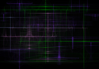 abstract industrial techno modern background on black background