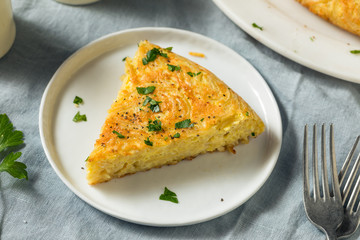 Homemade Spaghetti Omelette with Eggs
