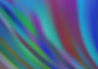 Light Blue, Green vector template with abstract lines. Modern gradient abstract illustration with bandy lines. The best blurred design for your business.