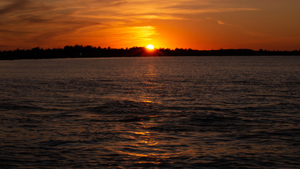 Sunset at the beach