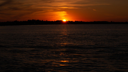 Sunset at the beach