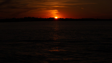 Sunset at the beach