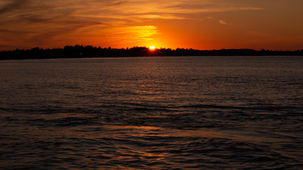 Sunset at the beach