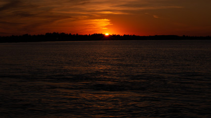 Sunset at the beach