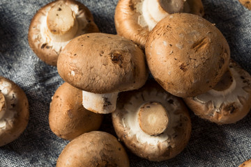 Raw Organic Baby Bella Mushrooms