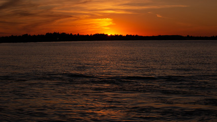 Sunset at the beach