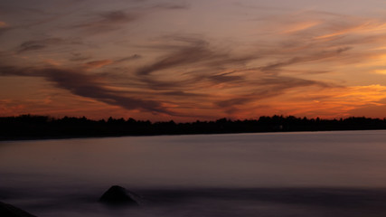 Sunset at the beach