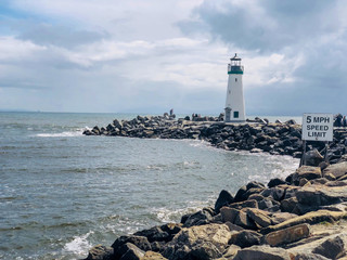 lighthouse on the coast