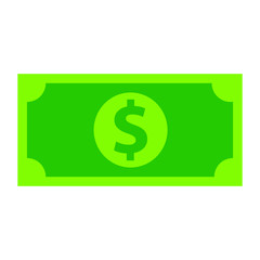 Money icon vector design. Dollar illustration