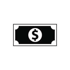 Money icon vector design. Dollar illustration