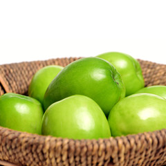 Fresh juicy jujube isolated on white background