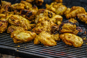 直火焼きのタンドリーチキンのイメージ