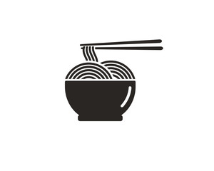 Noodle icon symbol vector