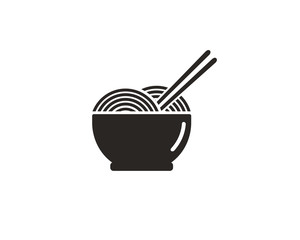 Noodle icon symbol vector