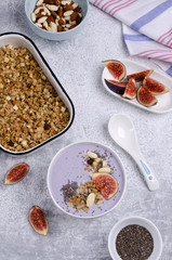 Granola with yogurt