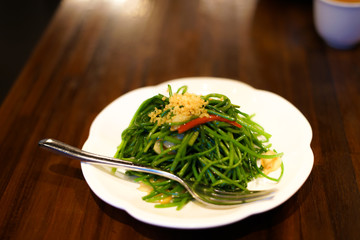 台湾の青菜炒めイメージ