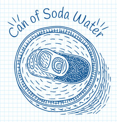 Can of soda water - 293712430