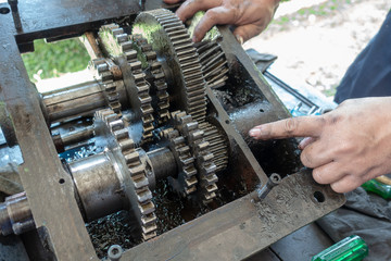 Preventive machine maintenance and retrofit in machine shop.