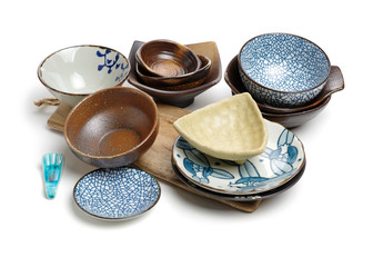  bowl of china on white background