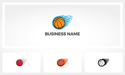 Basket Ball Meteor Logo Design