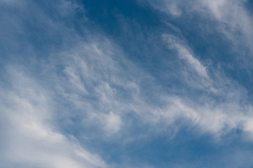 Cloudy fresh blue sky