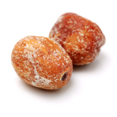 Dried Honey Dates isolated in white background