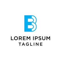 Initial Letter EB Logo Design Template