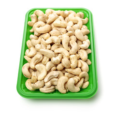Cashew on a white background
