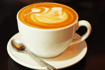 cup of coffee on table