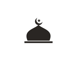 Mosque icon symbol vector