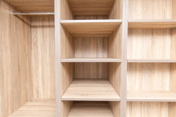 wooden shelf furniture . square design vintage style .