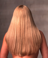 Beautiful long blond hair