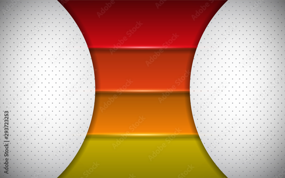 Poster abstract background with paper overlapping background.modern shape gradient color for use element co