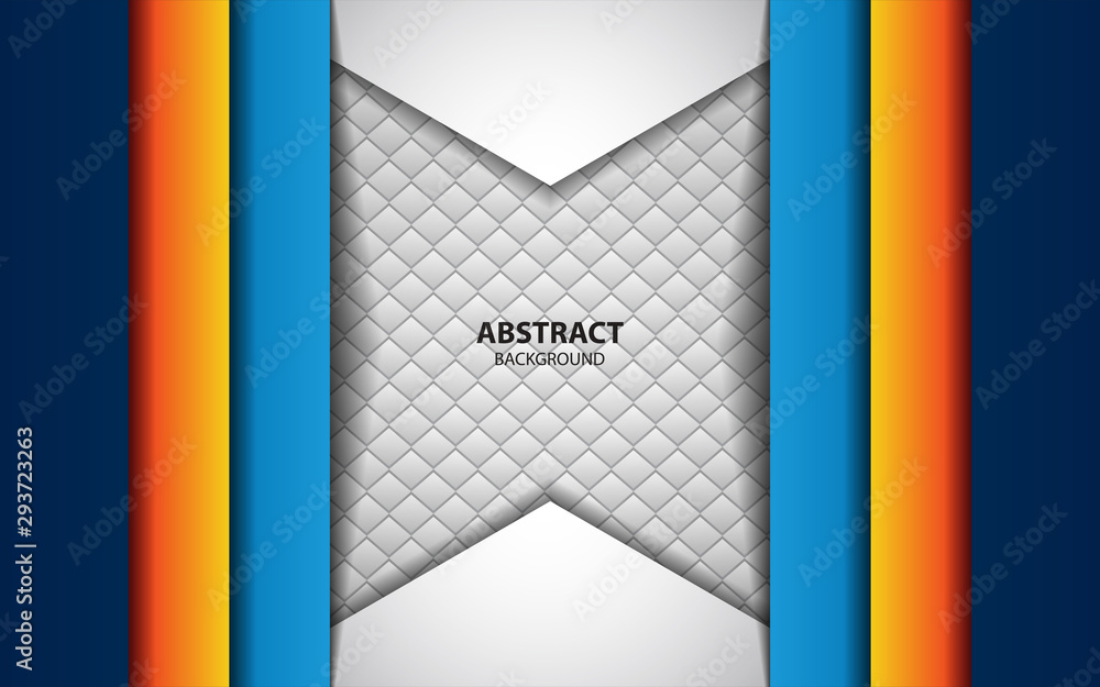 Poster abstract background with paper overlapping background.modern shape gradient color for use element co